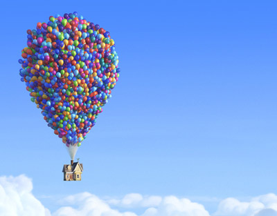 A Pixar voando alto